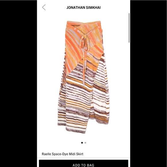 Jonathan Simkhai Raelle Space-Dye Midi Skirt - Picture 1 of 1
